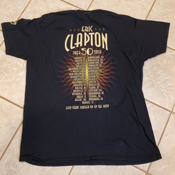 2013 ERIC CLAPTON T-shirt size 2XL - Picture 8 of 8